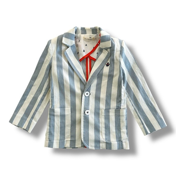 BillyBandit | Striped Cotton Blazer (3T) 🐙 - Picture 1 of 7